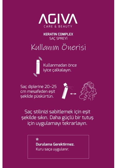 Keratin Complex Saç Spreyi 250 Ml