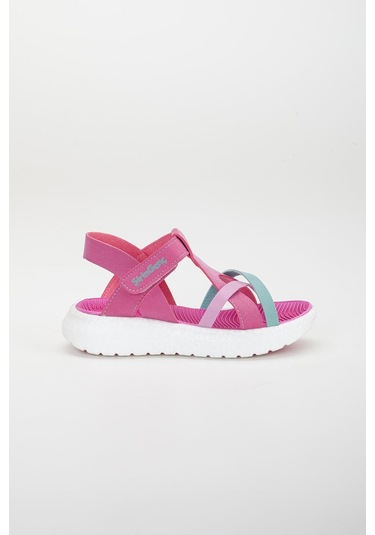 Şirinbebe Şiringenç Yüz Direkli Çapraz Bantlı Ortopedik Fuşya Kız Bebek Kız Çocuk Sandalet-3093-fuşya Fuşya