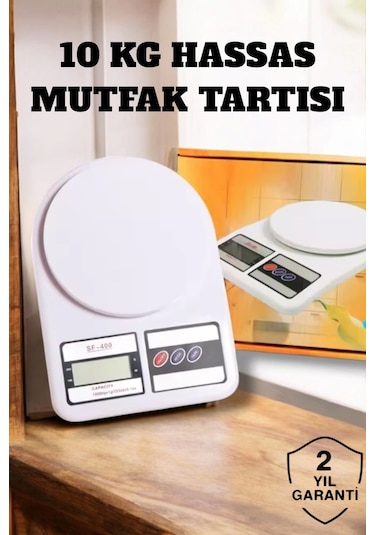 Net Lcd Ekran Ve Otomatik Kapanma Özelliği İle Uzun Ömürlü Dijital Mutfak Tartısı Çok Renkli