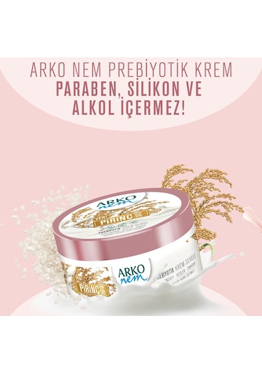 Arko Nem Prebiyotik Krem Serisi Badem Pirinç Yulaf Sütü 3 x 250 ML