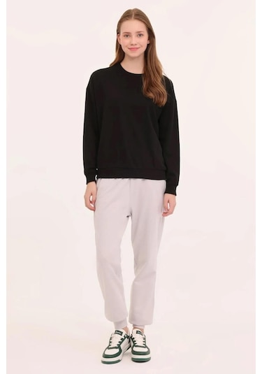 Kinetix Wb C Neck 16sn82 4pr Siyah Kadın Sweatshirt 101783956 Siyah