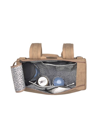 Lassig Bebek Bakım Sırt Çantası Camel Krem