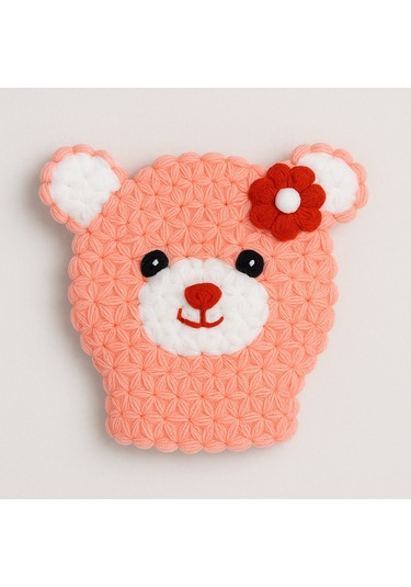 Devigo El Örgüsü Banyo Lifi El Yapımı Doğal Uzun Ömürlü Turuncu Beyaz