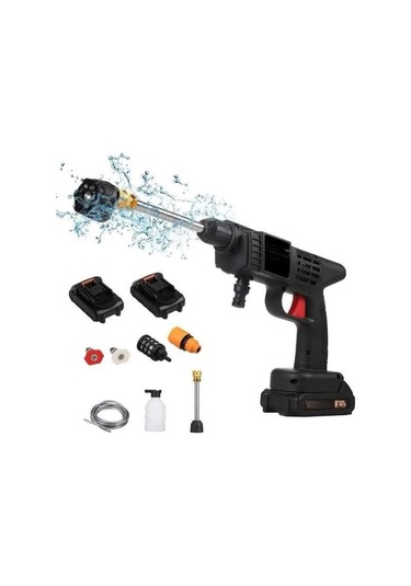 Bahçe Sulama Tabancası Makinesi Yüksek Basınçlı Akülü Yıkama Makinesi