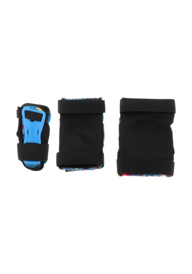 Suntek Kaykay Paten Diz Dirsek Bilek Pedi Koruyucu Dişli Mavi S Mavi
