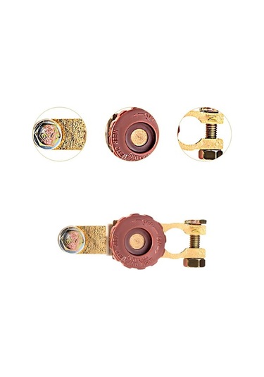 Pazly Terminali Suntek Kahverengi Araba Akü Bağlantı Anahtarı Genel