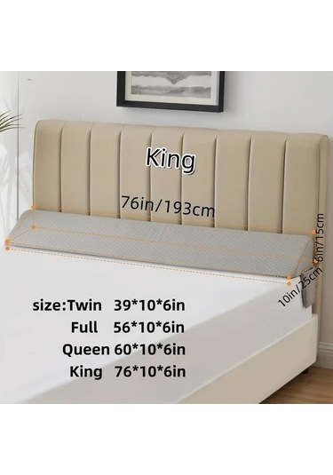 Fastbuy Dashanshop Swtmerry Queen Gri Yatak Takviye Yastığı 5e Kadar Dolgu Yüksek Yoğunluk Gri Depoluklu Yastık Gri