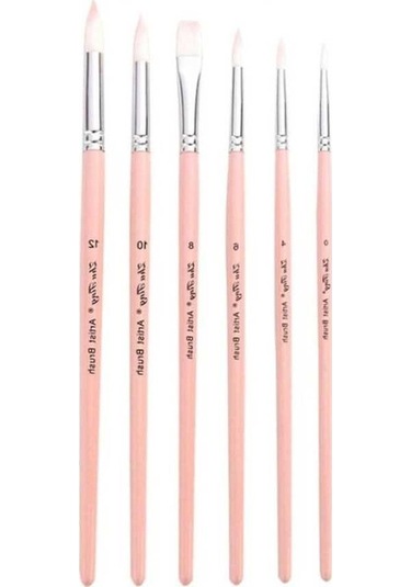 Willowhaven Zhutıng 2 Takım Pembe İnci Çubuk Naylon Yün Tebeşir Seti Zhutıng 2 Set Pembe Yün Tebeşir Seti, Naylon Ve Ahşap, 6 Adet Kalem Ucu, Sulu Boya Uygun