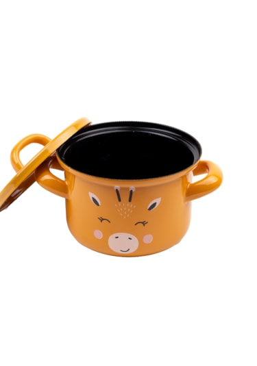 Little Giraffe Emaye 12cm Bebek Tenceresi 850 Ml