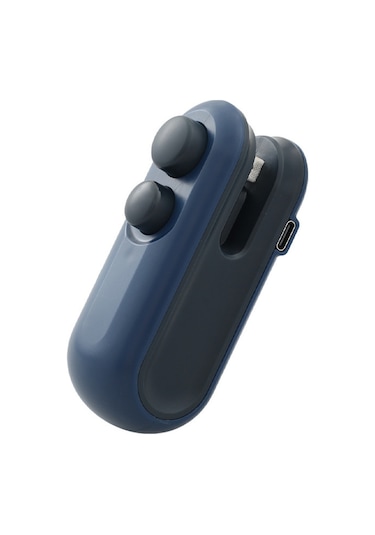 Reedark Ev İçin Mini El Basma Poşet Kapama Aleti - Plastik Poşetleri Güvenli Ve Taze Tutmak İçin Kompakt Kapama Makinesi Beyaz Beyaz