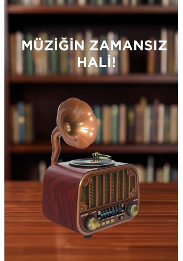 Torima D76 Nostaljik Radyo Bluetooth Hoparlör