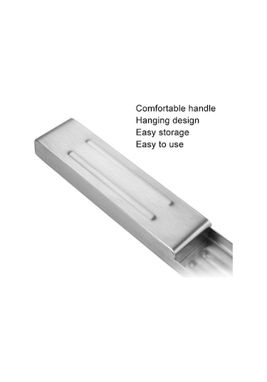 Pazly Cbtx Ev Yel Değirmeni Karpuz Kesici 304 Paslanmaz Çelik Bölücü Meyve Dicer 2 Nesil, Küçük Tasarım Gri