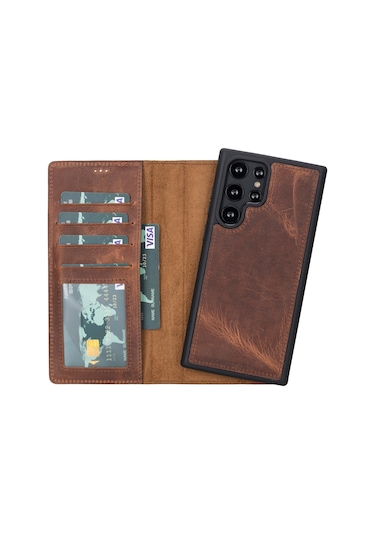 Samsung Galaxy S23 Plus Leather Detachable Wallet Case