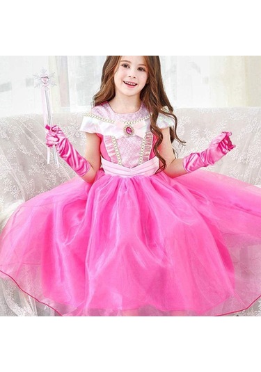 Çocuklar Uzun Eldivenler Tam Parmak Eldivenler Kırmızı