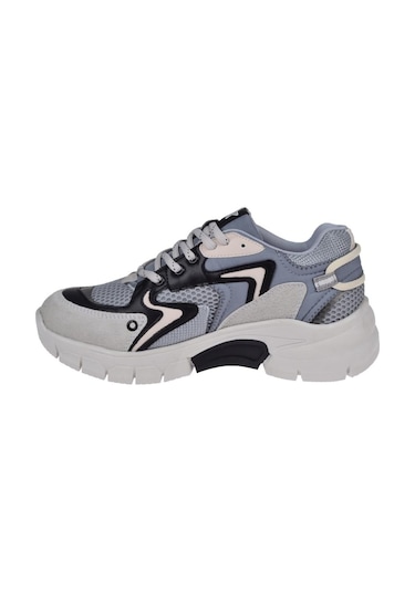 Pullman Kadın Spor Ayakkabı Sneaker Sms-51166 Gri Siyah-gri Siyah Gri - Siyah