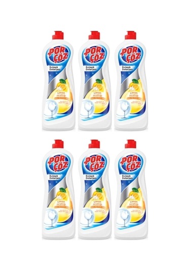 Porçöz Limon Ferahlığı Bulaşık Deterjanı 6 x 675 ML