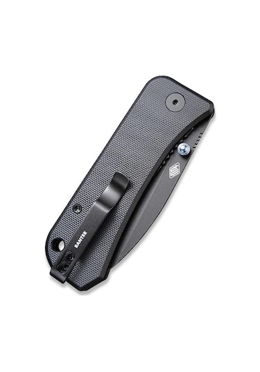 We Knife Banter Black G10 Handle Black Stonewashed Cpm S35vn Blade Kamp Çakı Siyah