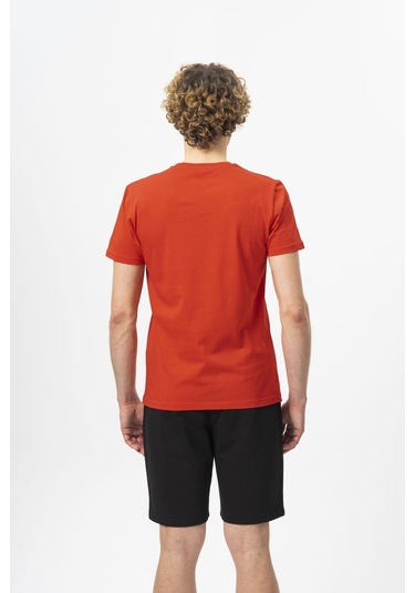 Benetton Bnt-m20478-23y Erkek T-shirt Bnt-m20478-r0766 Kırmızı