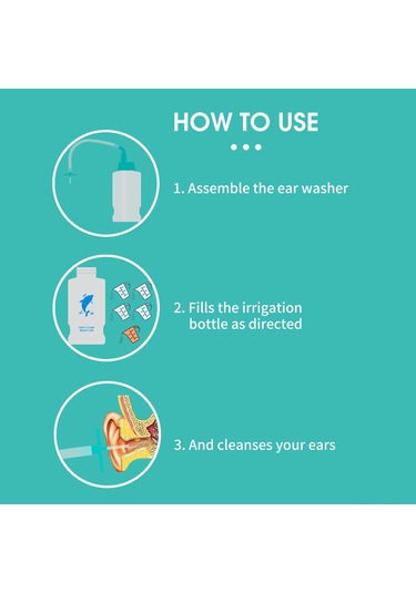 Youtek Mavi Ev Kullanıma Uygun Toplum İçin Kulak Mumu Temizleyici, Basma Kontrollü Sulama Sistemi Seti Mavi