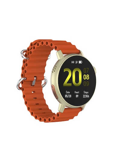 Logia Active6 Yuvarlak Alüminyum Kasa Spor Silikon Kordon Akıllı Saat