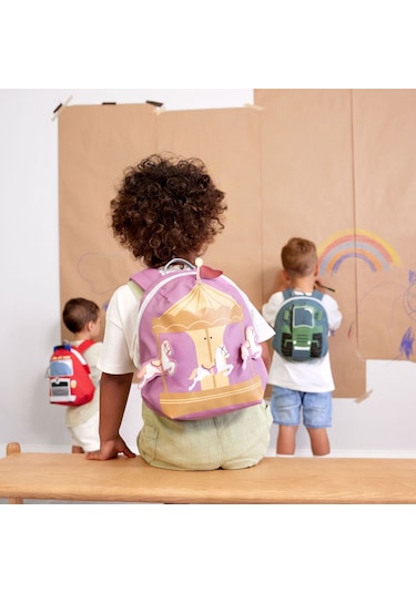 Lassig Tiny Drivers Sırt Çantası Carousel Çok Renkli