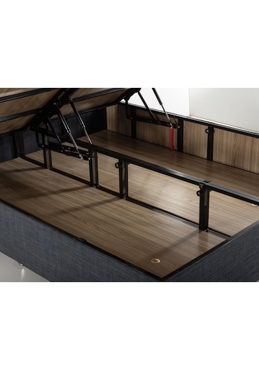 Niron Notte 100x200 Tek Kişilik Lüks Baza ve Başlık Seti Kaydırma