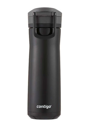 Contigo Jackson Chill 2.0 Çelik Tek El Bas İç Kilitli Su Matarası 590ml - Siyah Siyah