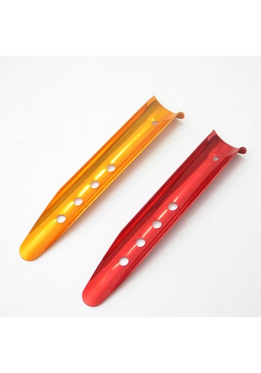 Suntek 5 Adet Taşınabilir Çadır Stakes Mandal Kırmızı-23cm Kırmızı 23cm Kırmızı