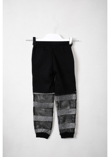 Aymeravm - Altı Fileli Eşofman Alt - Mşl2101Ga Siyah