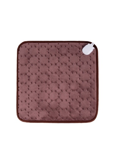 Ev Ve Ofis İçin Yıkanabilir Ultrasonik Isıtma Pedi - Otomatik Kapanma, 3 Seviyeli Ayarlanabilir Sıcaklık Kahverengi Kahverengi