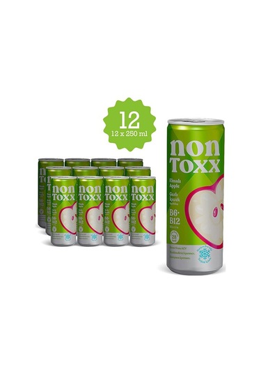Nontoxx Elmalı, Sirkeli, Gazlı İçecek 250 Ml