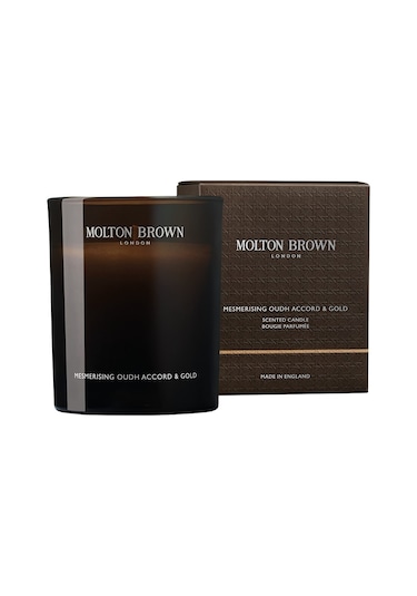 Mesmerising Oudh Accord Gold Mum Sıcak Zimt Aromalı Oudh Duşu İle Evde Rahatlık Siyah