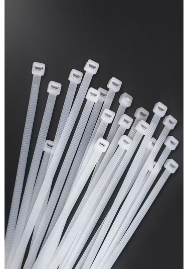 Kablo Bağı 100 Adet Cırt Kelepçe-nylon66 2.5 X 140mm - Beyaz