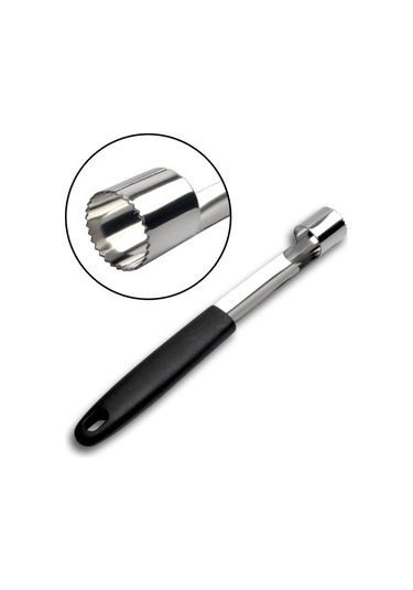 Paslanmaz Çelik Meyve Armut Tohumu Sökücü Meyve Sebze Tart Dilimleme Soyucu Mutfak Alet Araçları Siyah