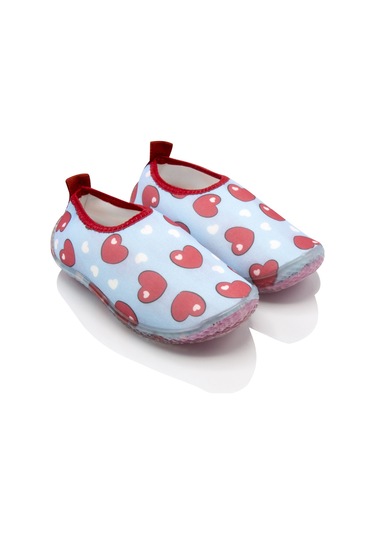 Kalp Mavi Çocuk Deniz Ayakkabısı Mavi