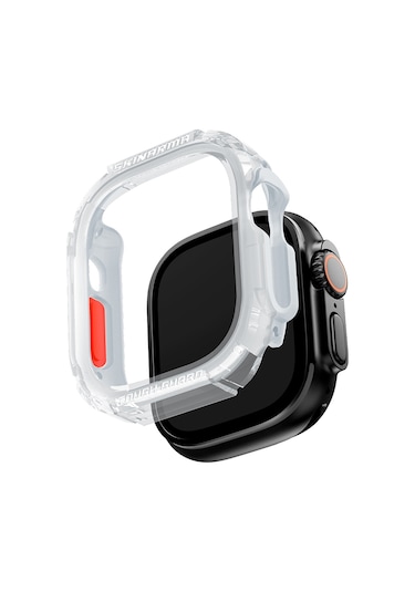 Watch Ultra 49mm Skinarma Atom Tpu Kasa Koruyucu Şeffaf