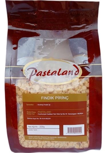 Pastaland Pirinç Fındık 200 G