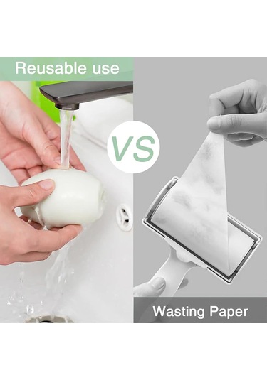 Dofolink Yıkama Üzerine Yeniden Kullanılabilir Yeşil Abs/silikon Ergonomik El Tipi Saç Ve Toka Temizleyici Yeşil