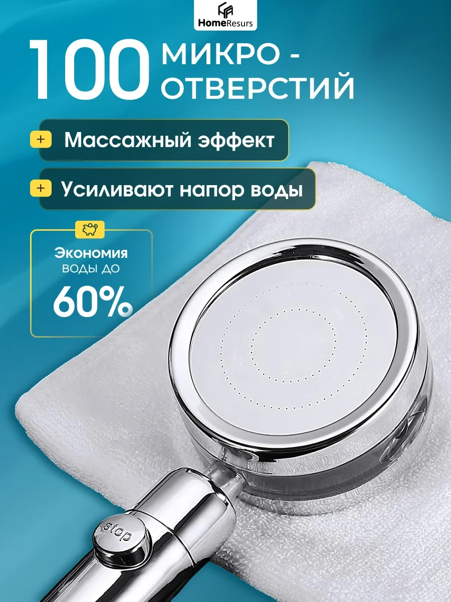 Homeresurs Duş Başlığı Vantilatörlü Ve Filtreli 466485675 Mavi