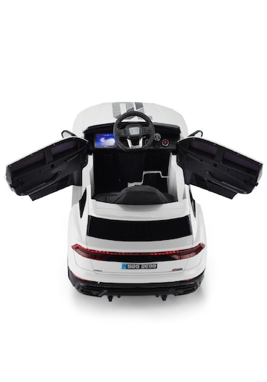 Baby2go 2693 Sport Akülü Araba 12 Volt / Beyaz Beyaz