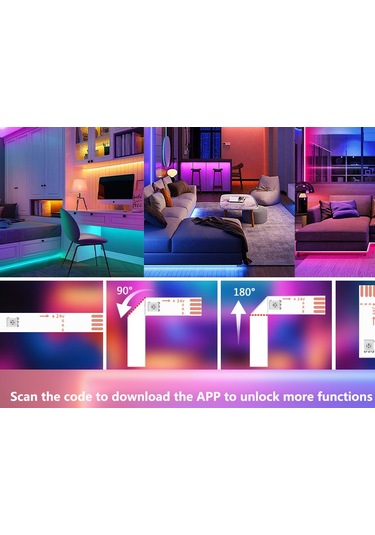 Parlak Ve Çok Yönlü 20m Led Şerit - Beyaz Diğer