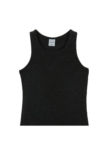 Lovetti Siyah Nope Kız Çocuk Düz Basıc Yüzücü Atlet 13-141S020 Siyah