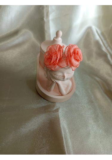 Pembe Bohem Çiçek Küpe