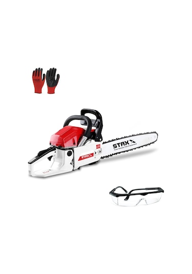 Ağaç Odun Dal Kesme Makinesi Benzinli Motorlu Testere 63cc 7.9 .