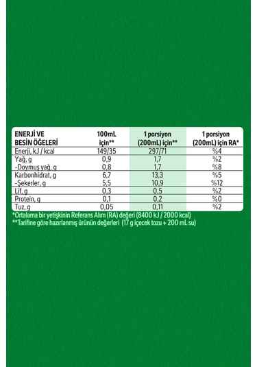 Nescafe 3ü1 Arada Fındık Aromalı Çözünebilir Kahve 17g 10'lu Paket 10x10 Hazır