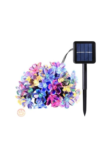Technosmart 30 Ledli Solar Çiçekli Rgb Bayçe Aydınlatma Dekorasyo Çok Renkli