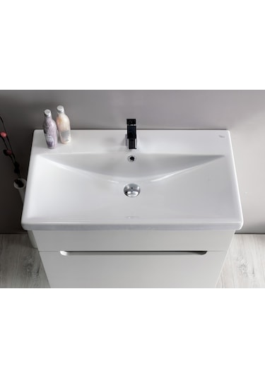 Turkuaz Seramik Etajerli Lavabo Elite 80 x 45 CM