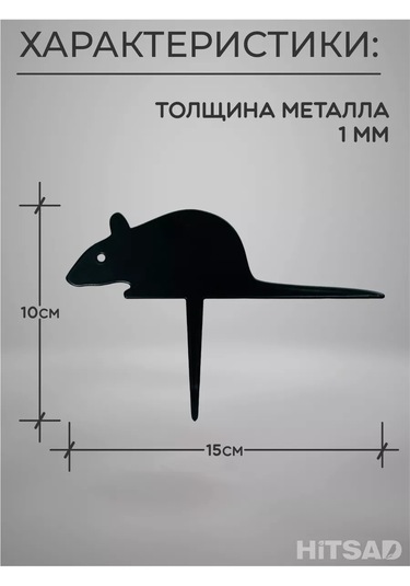 Hıtsad Bahçe Figürleri, Yazlık Ve Sebze Bahçesi İçin Sıçanlar 100-001 231548422