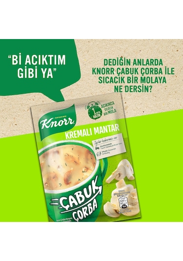 Knorr Kremalı Mantar Çabuk Çorba 12 x 19 G
