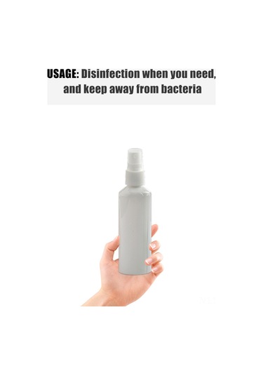 Symbee Pp Malzeme 50ml Taşınabilir Dezenfektan Sprey Flaske - Portatif Alkol Uygulama, Sağlıklı Koruma Beyaz